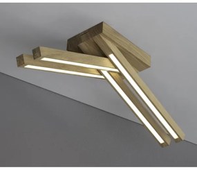 Spot-Light 2246474 - LED felületre szerelhető csillár LINUS 4xLED/4,5W/230V matt tölgy