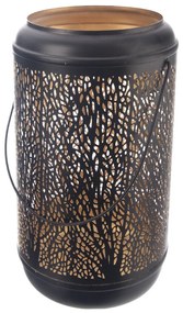 InDecor Fém gyertyatartó Tree fekete, 17 x 17 x 29cm, L