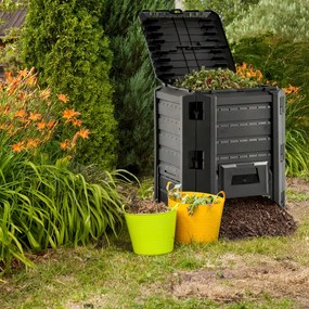 Kerti komposztáló - Compogreen 380 l fekete Prosperplast