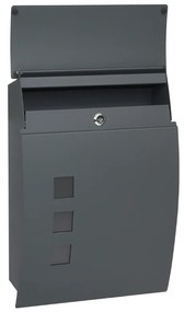 Postaláda BK 931, ablakos, antracit