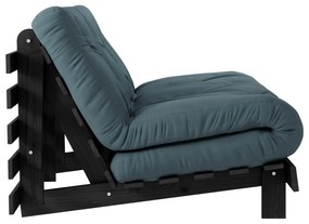 Petróleumkék kinyitható kanapé 140 cm Roots Black Night – Karup Design