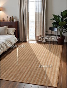 Bézs kézi szövésű juta szőnyeg 160x230 cm Harvest Amber – Elle Decoration
