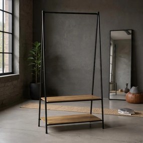 Álló fogas 2 polccal 80 x 40 x 160 cm