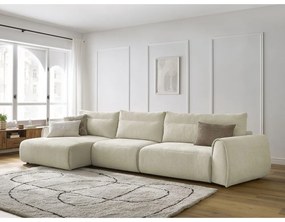 Bézs sarokkanapé Aden – Bobochic Paris