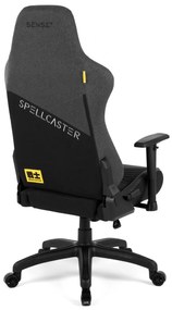 Gamer szék SENSE7 Spellcaster szövet fotel Senshi Edition XL szürke