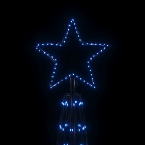kúp alakú karácsonyfa 3000 kék LED-del 230 x 800 cm