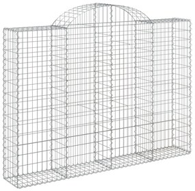 13 db íves horganyzott vas gabion kosár 200x30x140/160 cm