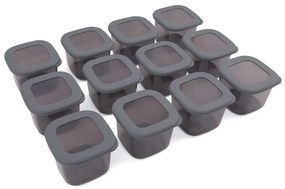 Műanyag élelmiszertartó doboz szett 12 db-os – Hermia