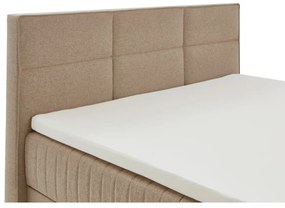 Bézs ágyneműtartós boxspring ágy 160x200 cm Tambo – Meise Möbel