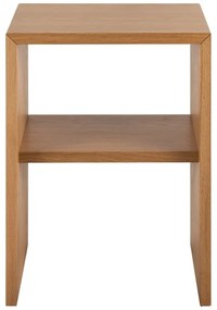 Natúr színű éjjeliszekrény tölgyfa dekorral Arlon – Actona