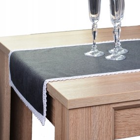 foltálló futófelület csipkével Malaga 40x160 grafi