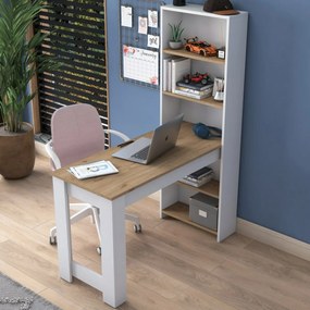 Halon White and Walnut íróasztal