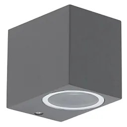 2 db modern fali lámpa szett sötétszürke IP44 - Baleno