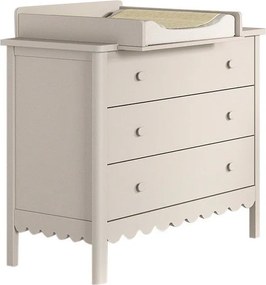 Bézs gyerek komód pelenkázó feltéttel 89x90x55 cm Swingo – Vipack