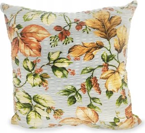 Fakéreg párnahuzat 50x60 szürke őszi levelek