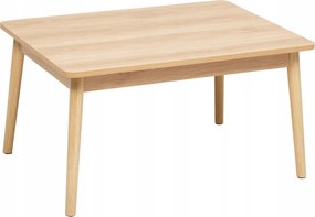 Dohányzóasztal Téglalap Alakú Mdf 78X58X42 CM Barna Fsc