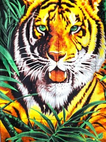 Strand fürdőlepedő TIGER 70x140 cm