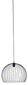 Modern függőlámpa fekete 40 cm - Koopa
