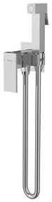 Sapho-Zuhanyzós bidécsap rejtett beépítéshez CUBEMIX fényezett króm