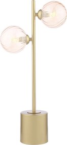 Dar Lighting modern asztali lámpa spiral borostyán arany darspi4235-25