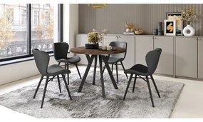 Kihúzható étkezőasztal ARTUR tölgy/fekete