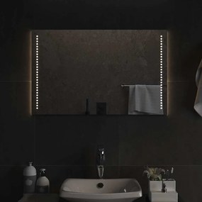 LED-es fürdőszobatükör 80 x 50 cm