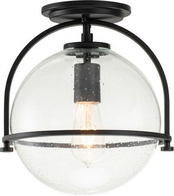 Quintiesse SOMERSET QN-SOMERSET-F-C-BK Plafonlámpa 1x60W/E27