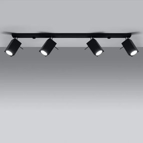 Spotlámpa MERIDA 4xGU10/40W/230V fekete