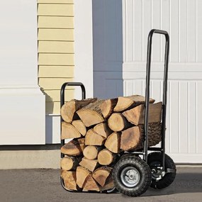AVENBERG Brennholz Szállítókocsi fára + fatároló