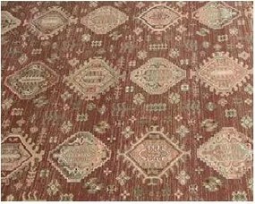 Omega Szőnyeg 200x300 Sardis bordó Rombusz #OM039