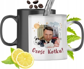 Mágikus Bögre Sławomir Mentzen Színváltós, fényképes nyomattal