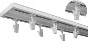 Dupla Mennyezeti SĂn kĂ©tvĂĄgĂĄnyĂș alumĂnium bĂ©ka szett fehĂ©r 200 cm