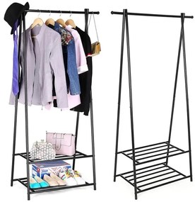 Álló fogas LINEA fekete