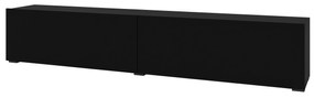 Tv asztal/szekrény Avernic Typ 40 (onyx fekete + wotan tölgy). 1042067
