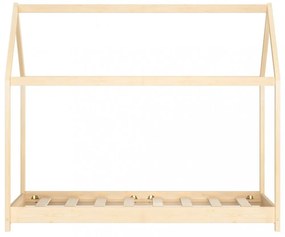 tömör fenyőfa gyerekágy-keret 70 x 140 cm