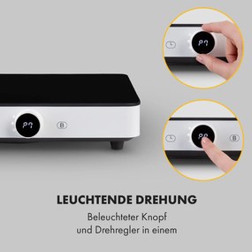 Klarstein FutureChef, indukciós főzőlap, 3000 W, 2 zóna