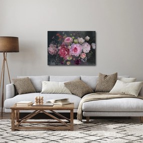 Kép - kerti virágok (70x50 cm)