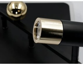 LED Dimmelhető mennyezeti lámpa LED/70W/230V 3000-6500K fekete + távirányítás