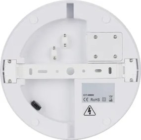 Brilagi - LED kültéri lámpa mozgásérzékelővel BENE LED/18W/230V átm. 21,5 cm fehér IP54