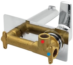 Novaservis - Mosdócsap rejtett beépítéshez METALIA ECO fényezett króm