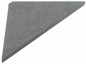 SAPHO AE200-4033 Abeline rockstone  sarokpolc, 20 x 20 cm, concrete