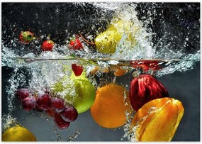 Poszterek 100x70 Gyümölcsök a vízbe esve