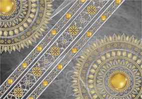 Fotótapéta Arany Mandala Luxus és elegancia keleti design 460x300 +ragasztó