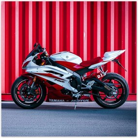 Poszterek 50x50 Fehér-piros Yamaha