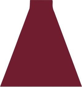 Csúszásgátló Futószőnyeg Rumba 200 cm cseresznye Sima Egyszínű ^*X856