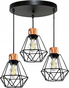 Csillár Függőlámpa Drót Loft Led Gyémánt