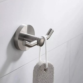 AREZZO design RONO dupla fogas, szálcsiszolt nikkel