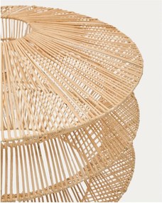 Natúr színű függőlámpa rattan búrával Dakit – Kave Home