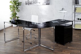 STUDIO modern íróasztal- fekete