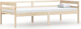 vidaXL tömör fenyőfa ágykeret 90 x 200 cm